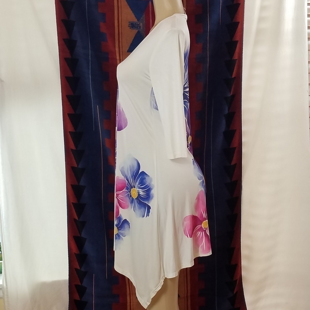 J Mode Floral Screen Print Dress